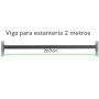 Viga Rack 200kg 200cm Montaje sin tornillos