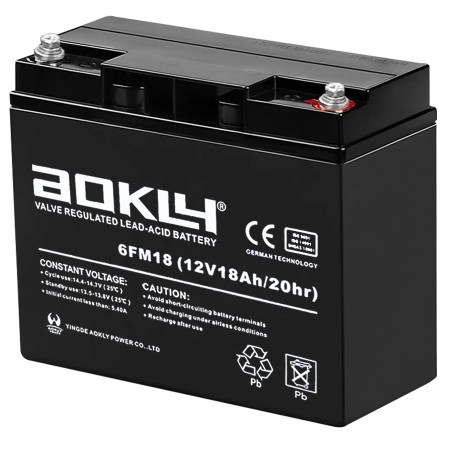 Bateria de gel AOKLY 6FM18 12V 18Ah