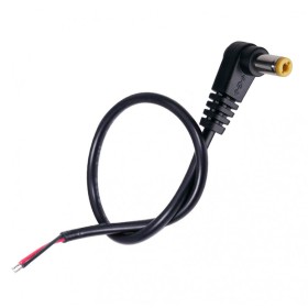 Cable de alimentacion con Plug 5.5 x 2.1mm tipo L