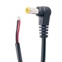 Cable de alimentacion con Plug 5.5 x 2.1mm tipo L