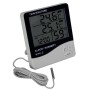 Reloj medidor de humedad y temperatura con sonda
