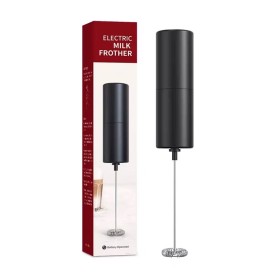 Mini batidor espumador eléctrico acero inoxidable