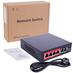 Switch de 4 puertos 100 Mbps