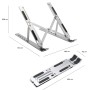 Soporte Base Regulable para Notebook de Aluminio