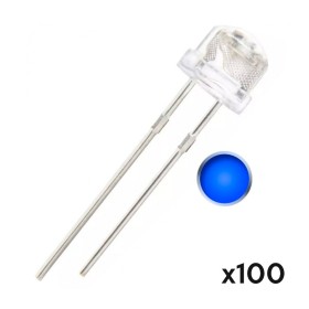 Led alta luminosidad bombín straw hat 5mm 100 unidades