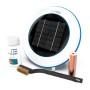 Ionizador purificador solar para agua de pileta