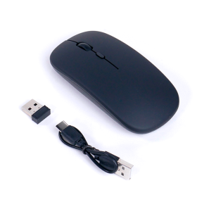 Mouse Inalámbrico Bluetooth Recargable Con Cable USB