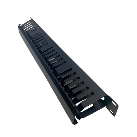 Pasacables 19" con Ranuras Finas | Organizador de Alta Densidad