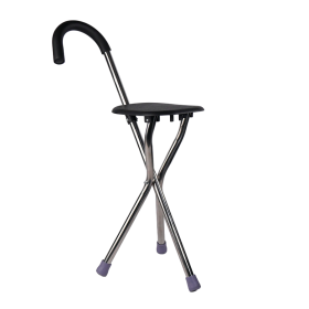 Bastón con Asiento Ortopédico Plegable de Aluminio