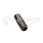 Adaptador coaxial pin fino hembra a pin grueso macho