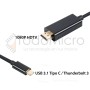 Cable conversor USB C 3.1 a HDMI macho 1.8m