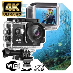Camara deportiva sumergible video 4K con wifi salida Micro HDMI