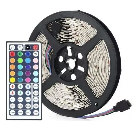 KIT RGB: 5Mts de led RGB + Fuente + Controlador
