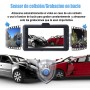 Camara para tablero de auto dashcam 1080p camara trasera g-sensor y deteccion de movimiento