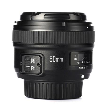 Lente Yongnuo Nikon 50mm Gran Apertura 1.8 MF AF