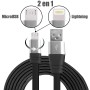Cable Usb 2 en 1 Micro USB y Lighting