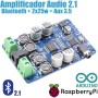 Amplificador de audio con receptor bluetooth 2 canales 25W+25W