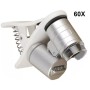 Microscopio magnificador 60X con clip para celular