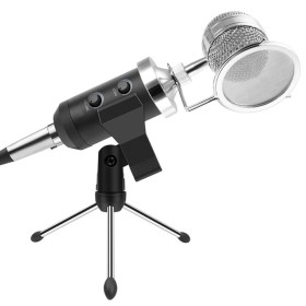 Microfono profesional youtube BM860E USB + 3.5 echo