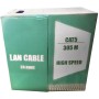 Cable UTP CAT5E 305m 24AWG 0.50CCA*4Pairs+0.90PE+Rip Cord+5.1PVC