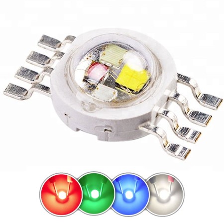 Led Rgbw Full-color Light-emitting Diodes 8 pines 4w