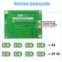 Proteccion y Cargador de bateria de litio hasta 4 celdas 16.8V