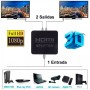 HDMI splitter 1 entrada 2 salidas PVC