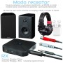 Transmisor y receptor bluetooth 4.2 2 en 1 con bateria 200mAh