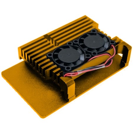 2 en 1 Carcasa y disipador de aluminio anodizado para raspberry