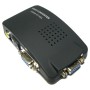 Adaptador RCA y S-Video a VGA