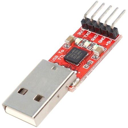 USB 2.0 a UART TTL 5 pines 3.3V