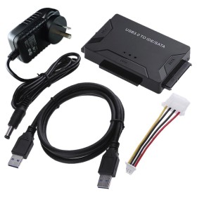 Adaptador USB 3.0 a SATA e IDE para discos de 2.5 y 3.5