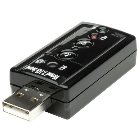 Placa de sonido USB virtual 7.1