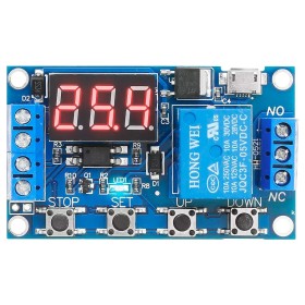 Modulo temporizador con salida de rele