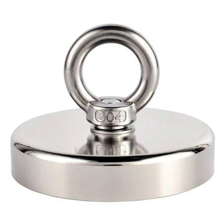 Iman de pesca de un solo lado 75mm 322kg de fuerza