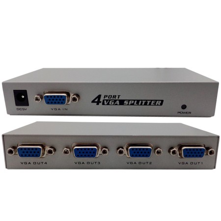 Splitter VGA 4 puertos Activos