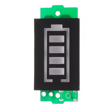 Modulo indicador de carga de bateria de litio 12.6V