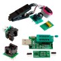 Combo Programador Usb Ch341a + Pinza + Cable + Adapt. Soic8 200mil + 150mil