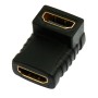 Ficha HDMI Hembra-Hembra a 90°