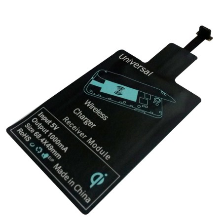 Receptor para carga inalámbrica micro USB