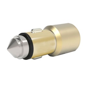 Cargador USB para autos punta rompevidrios