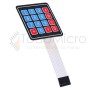 Teclado Membrana Matricial 4x4  Autoadhesivo Arduino