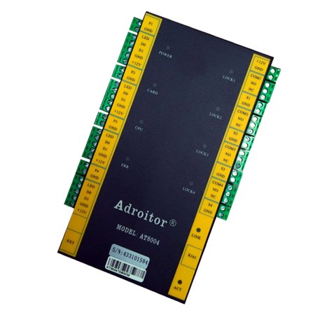 Control de acceso AT04 para 4 puertas