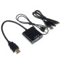 Conversor HDMI a VGA con audio y activo