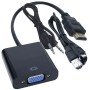 Conversor HDMI a VGA con audio y activo