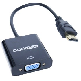 Conversor de video HDMI a VGA marca DUAITEK