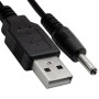 Cable USB Macho - Plug Macho  3.5mm  1.35mm