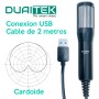 Micrófono condensador con conector USB