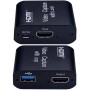 Capturadora HDMI por USB 1080 30hz con loopback