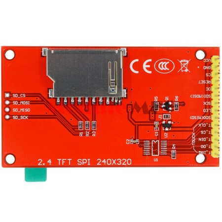 Pantalla LCD TFT de 2.4 pulgadas con interface SPI